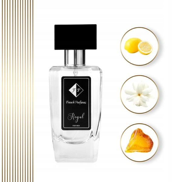 Francuskie Perfumy Royal Men's No. 204 - 106ml | Woody Perfumed Water Brand Francuskie Perfumy