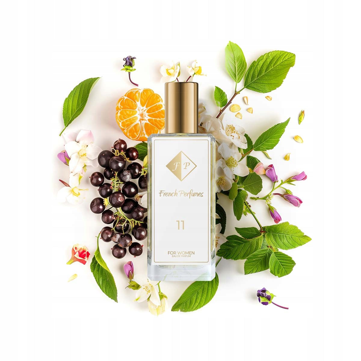 Francuskie Perfumy Women's No. 11 - 60ml Floral Perfumed Water