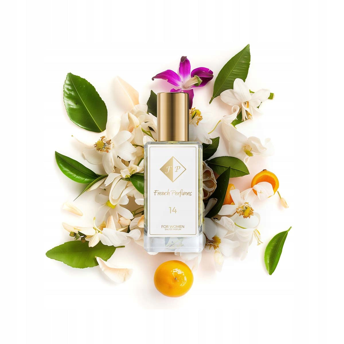 Francuskie Perfumy Women's No. 14 - 33ml Floral Perfumed Water