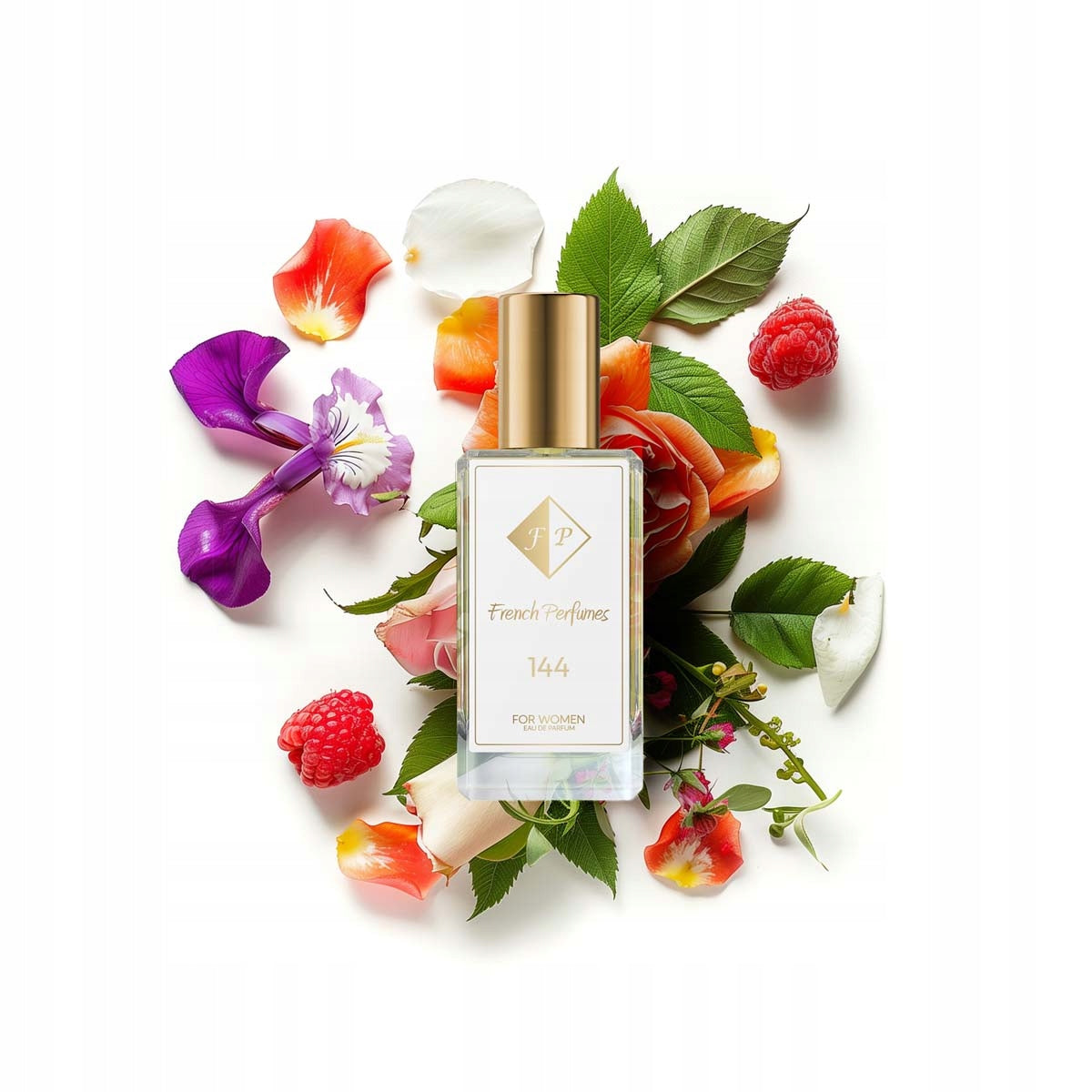 Francuskie Perfumy Women's No. 144 - 33ml Floral Perfumed Water