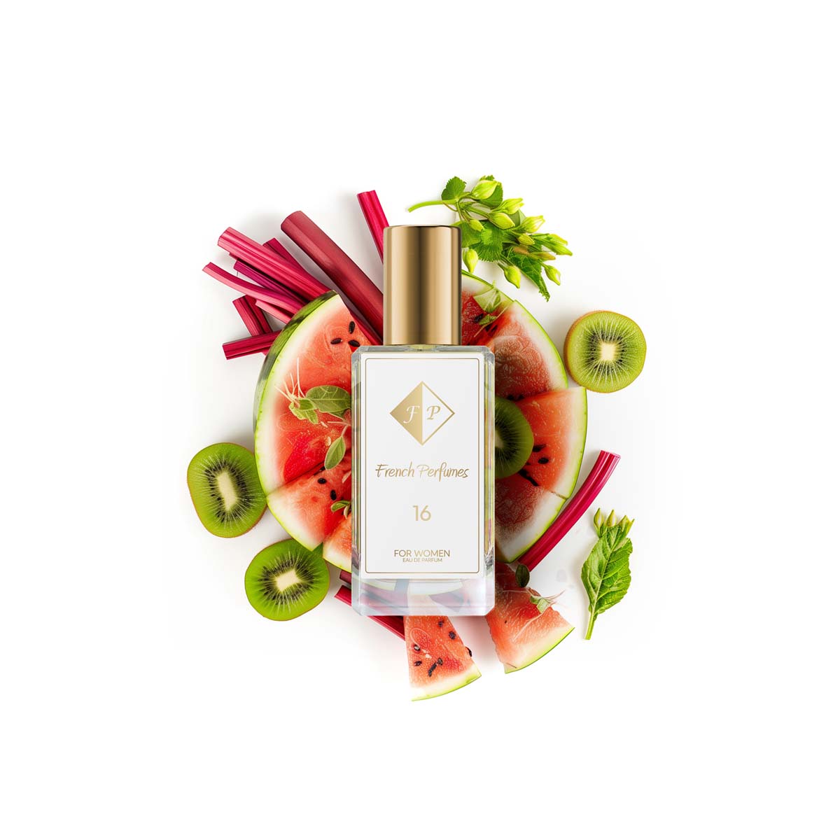 Francuskie Perfumy Women's No. 16 - 33ml | Watermelon Rhubarb | Sweet Scent