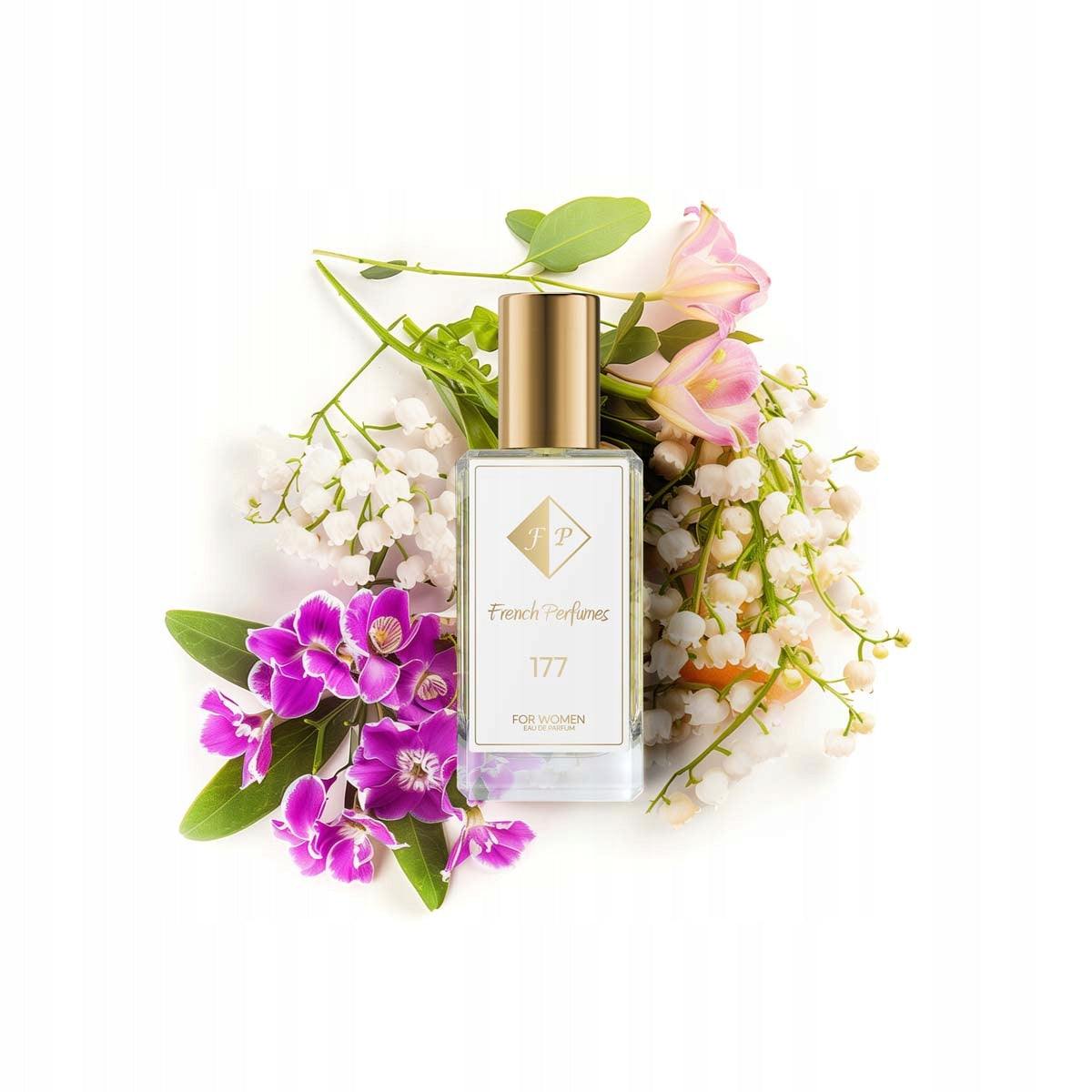 Francuskie Perfumy Women's No. 177 - 33ml Floral Perfumed Water