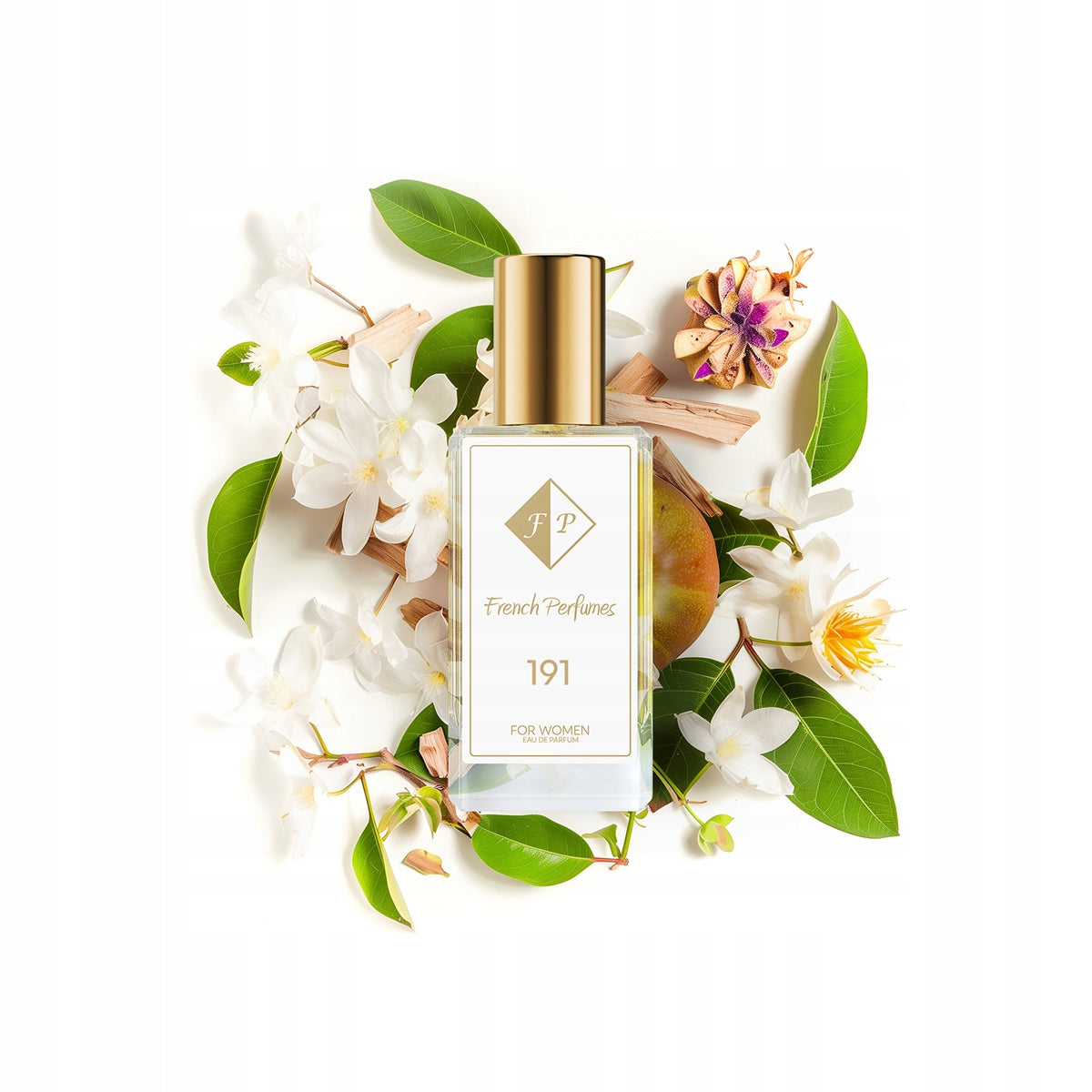 Francuskie Perfumy Women's No. 191 - 33ml Floral Perfumed Water