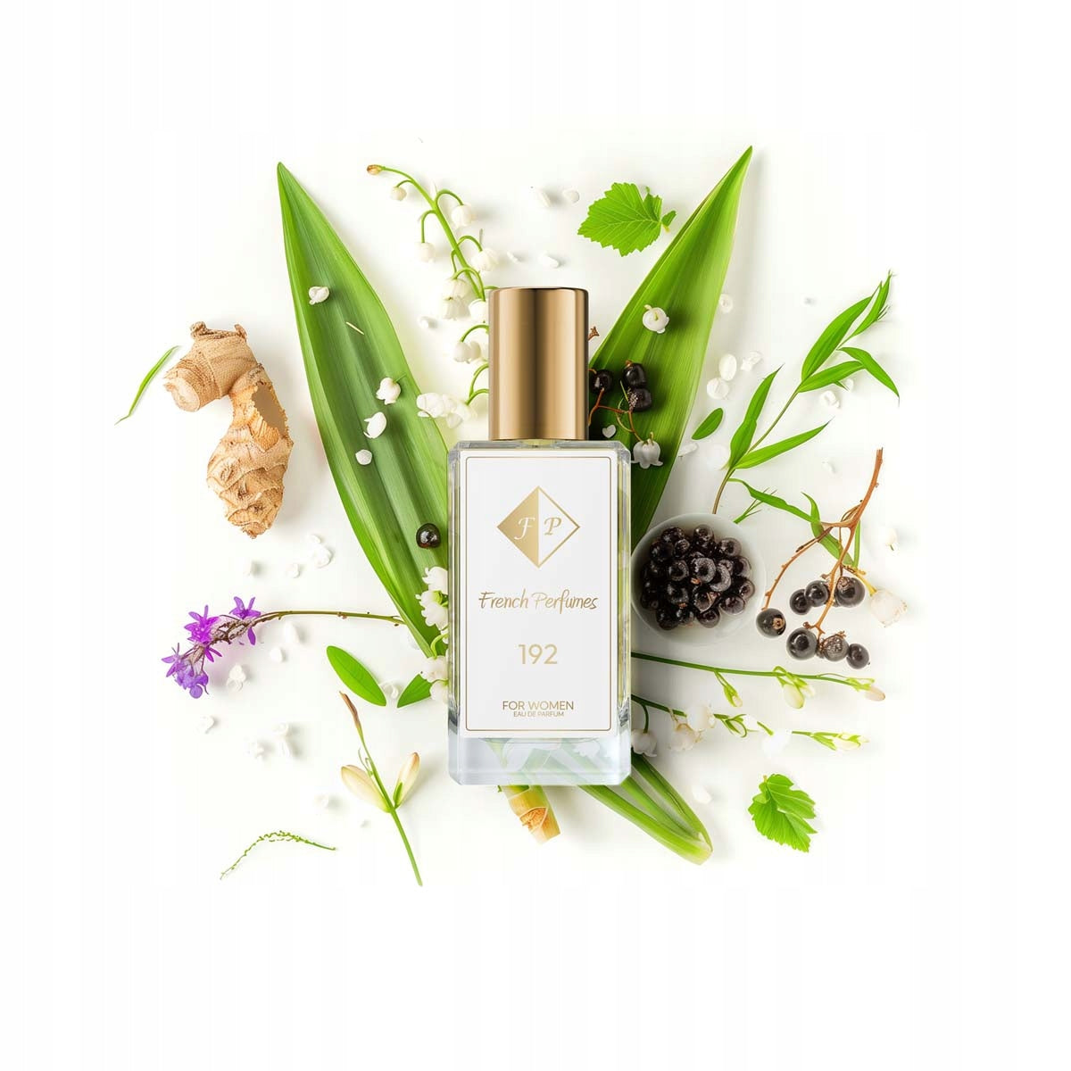 Francuskie Perfumy Women's No. 192 - 33ml Floral Perfumed Water