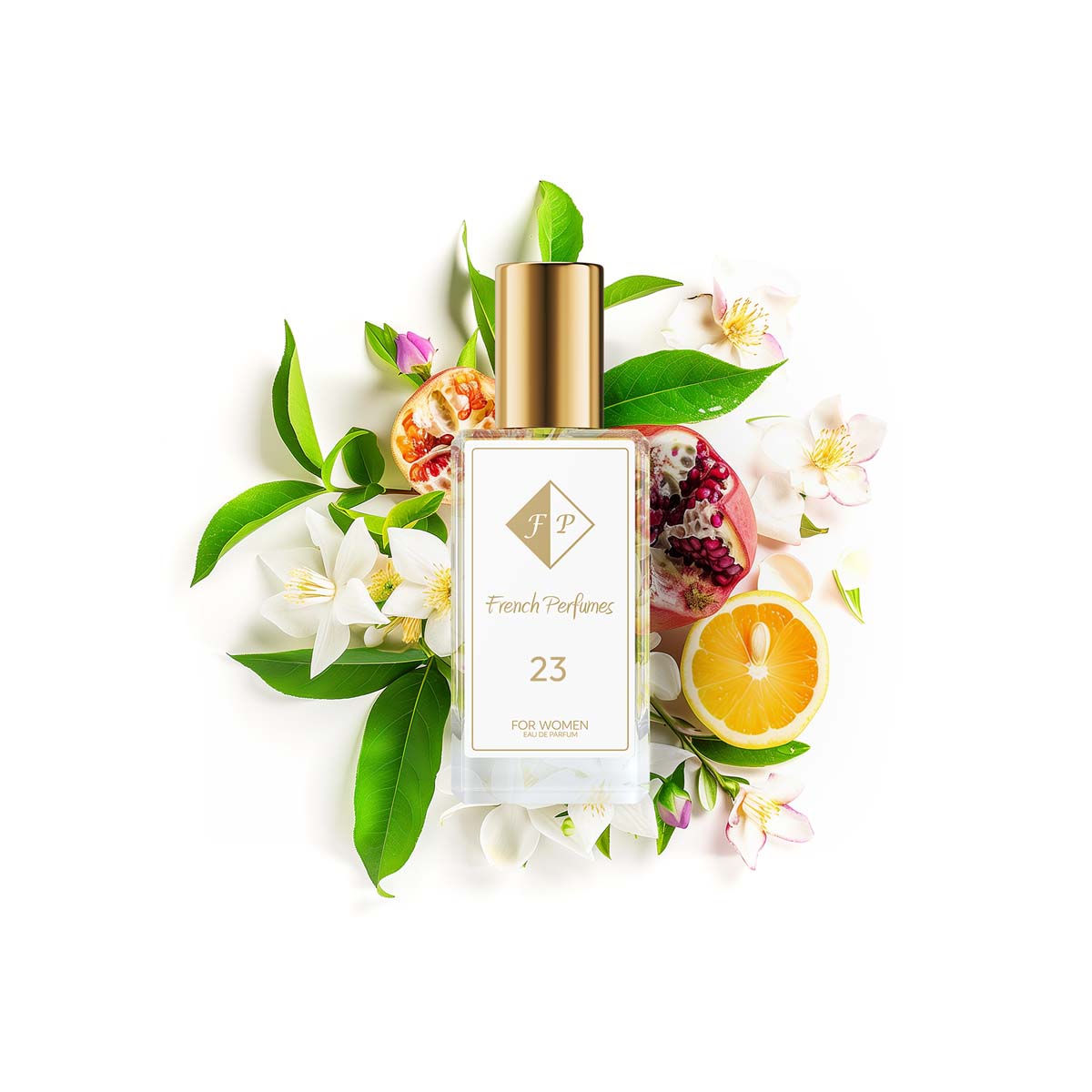 Francuskie Perfumy Women's No. 23 - 33ml Floral Perfumed Water