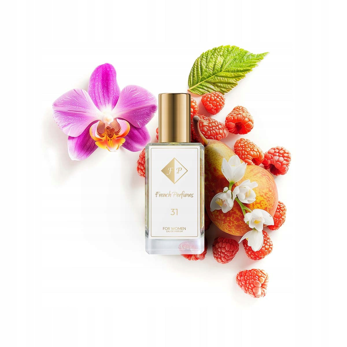 Francuskie Perfumy Women's No. 31 - 33ml Floral Perfumed Water