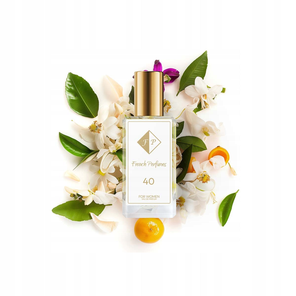 Francuskie Perfumy Women's No. 40 - 33ml Floral Perfumed Water