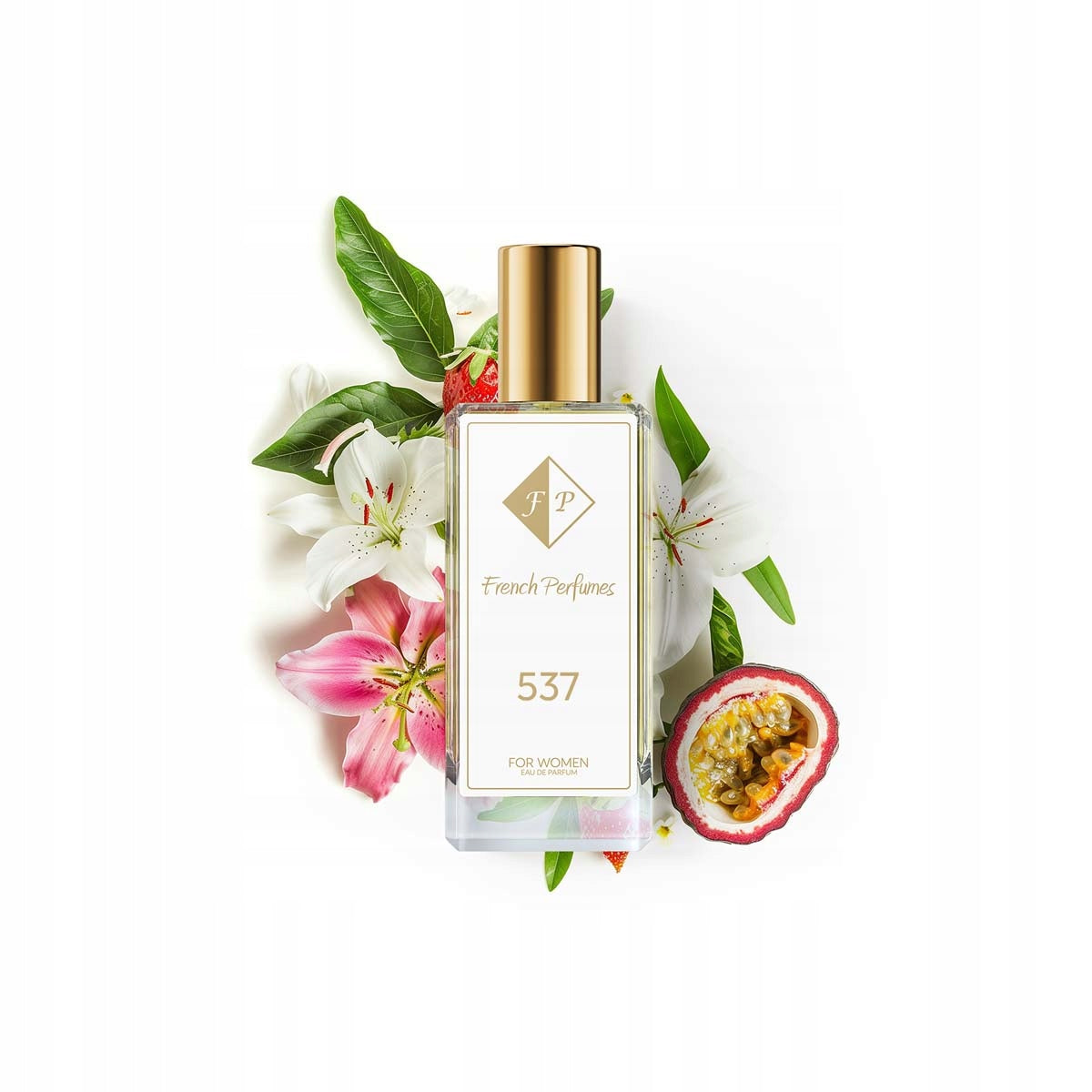 Francuskie Perfumy Women's No. 537 - 60ml Floral Perfumed Water