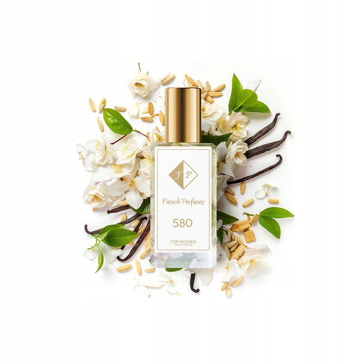 Francuskie Perfumy Women's No. 580 - 33ml |Vanilla Fragrance For Her