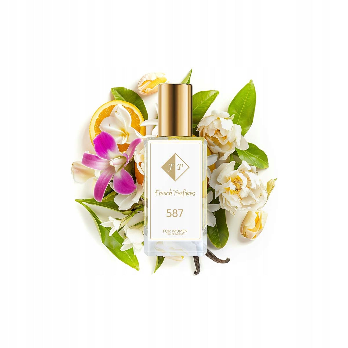 Francuskie Perfumy Women's No. 587 - 33ml |Flower Perfumed Water|