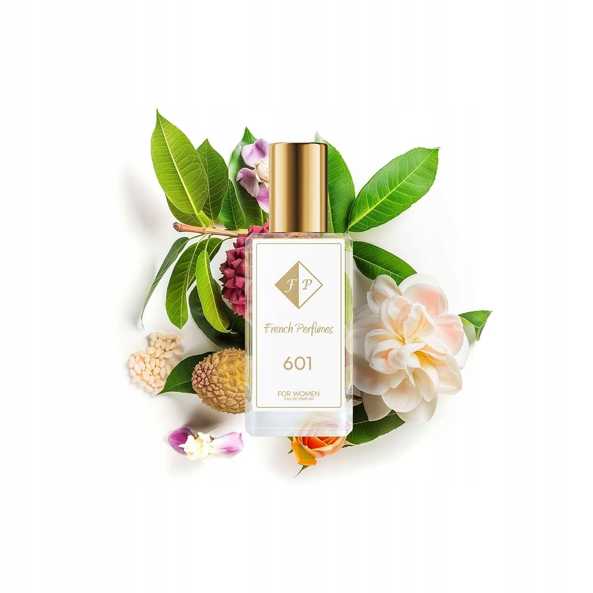 Francuskie Perfumy Women's No. 601 - 33ml |Peony Jasmine| Floral Fragrance