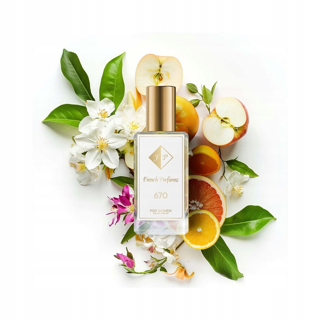 Francuskie Perfumy Women's No. 670 - 33ml | Jasmine Musk | Lasting Fragrance
