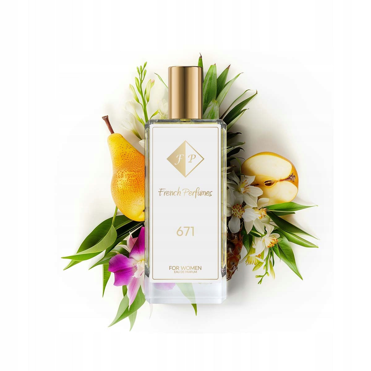 Francuskie Perfumy Women's No. 671 - 104ml | Vanilla Pear| For Her