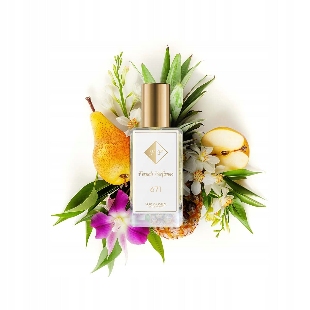 Francuskie Perfumy Women's No. 671 - 33ml | Vanilla Pear| For Her