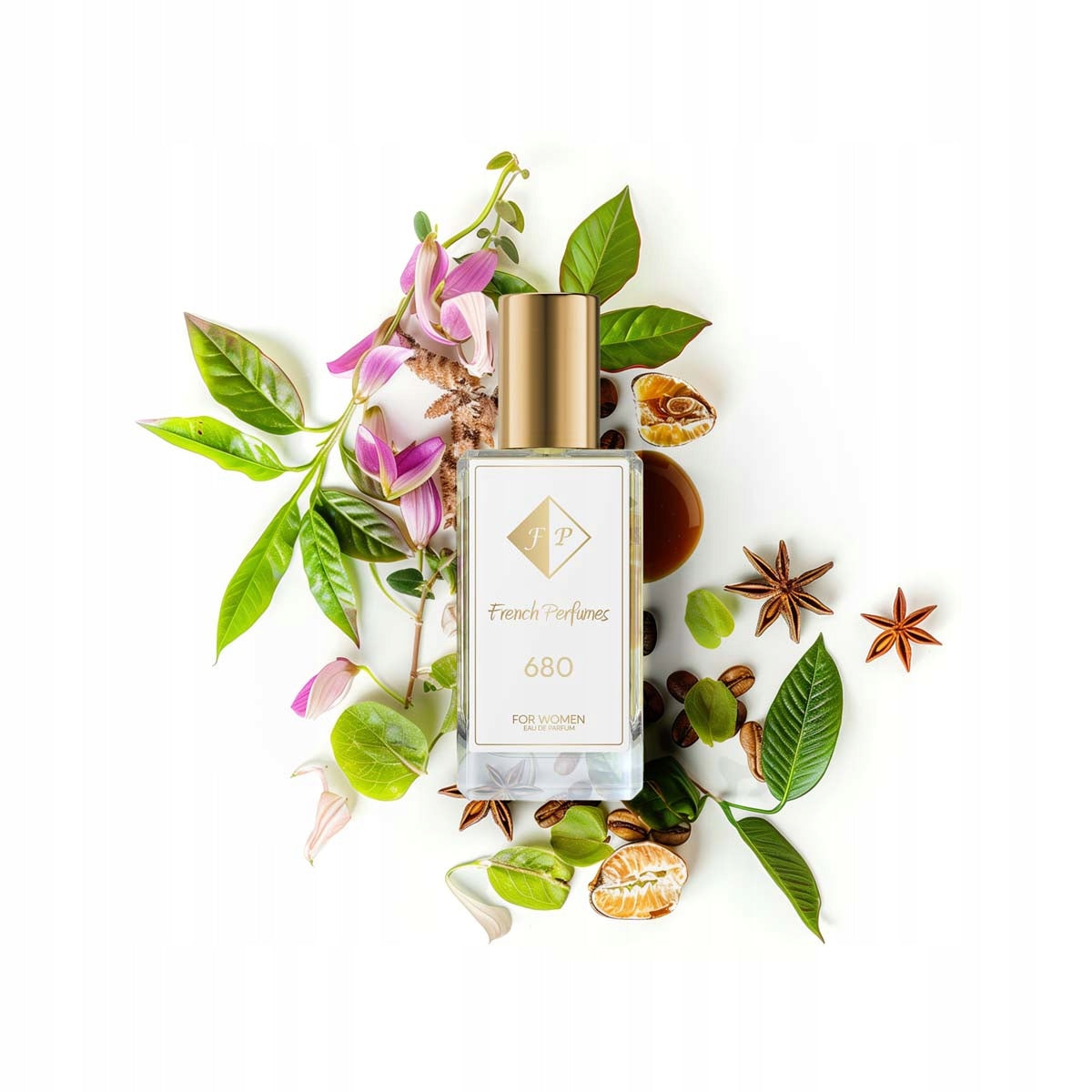 Francuskie Perfumy Women's No. 680 - 33ml | Rice Coffee | Lasting Fragrance
