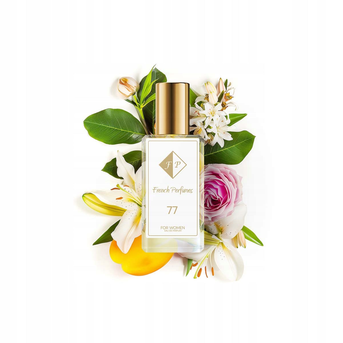 Francuskie Perfumy Women's No. 77 - 33ml Floral Perfumed Water