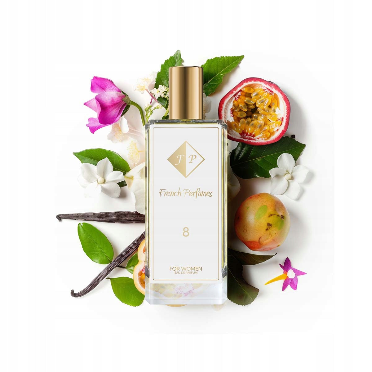 Francuskie Perfumy Women's No. 8 - 104ml Oriental Fragrance For Her