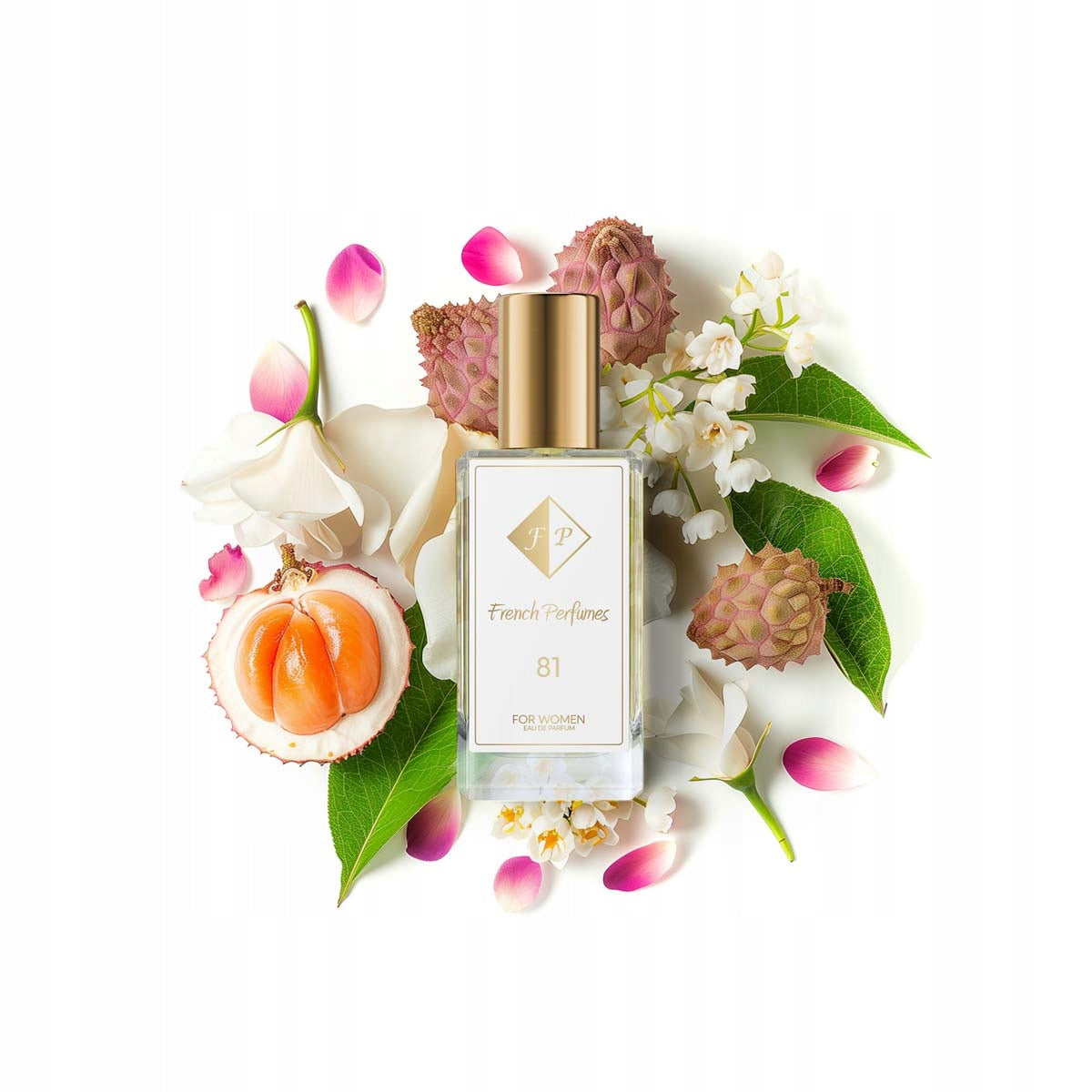 Francuskie Perfumy Women's No. 81 - 33ml Floral Perfumed Water