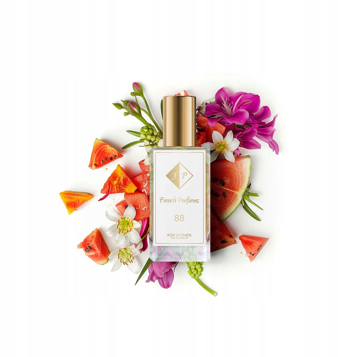 Francuskie Perfumy Women's No. 88 - 33ml Floral Perfumed Water