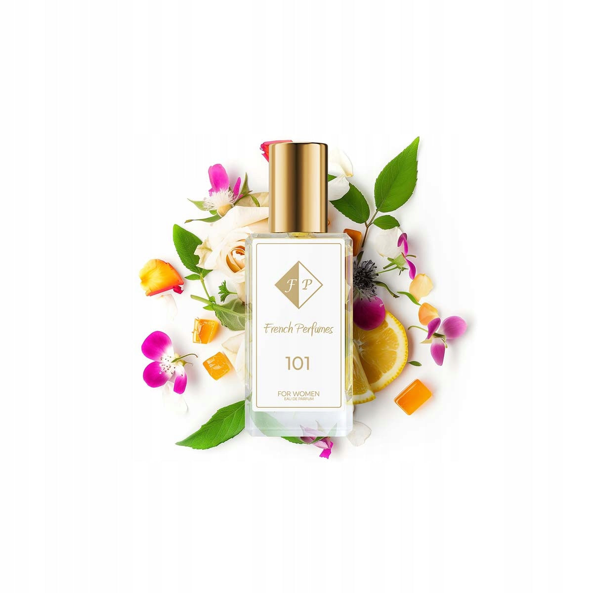 Francuskie Perfumy Women's Nr 101 - 33ml Floral Perfumed Water