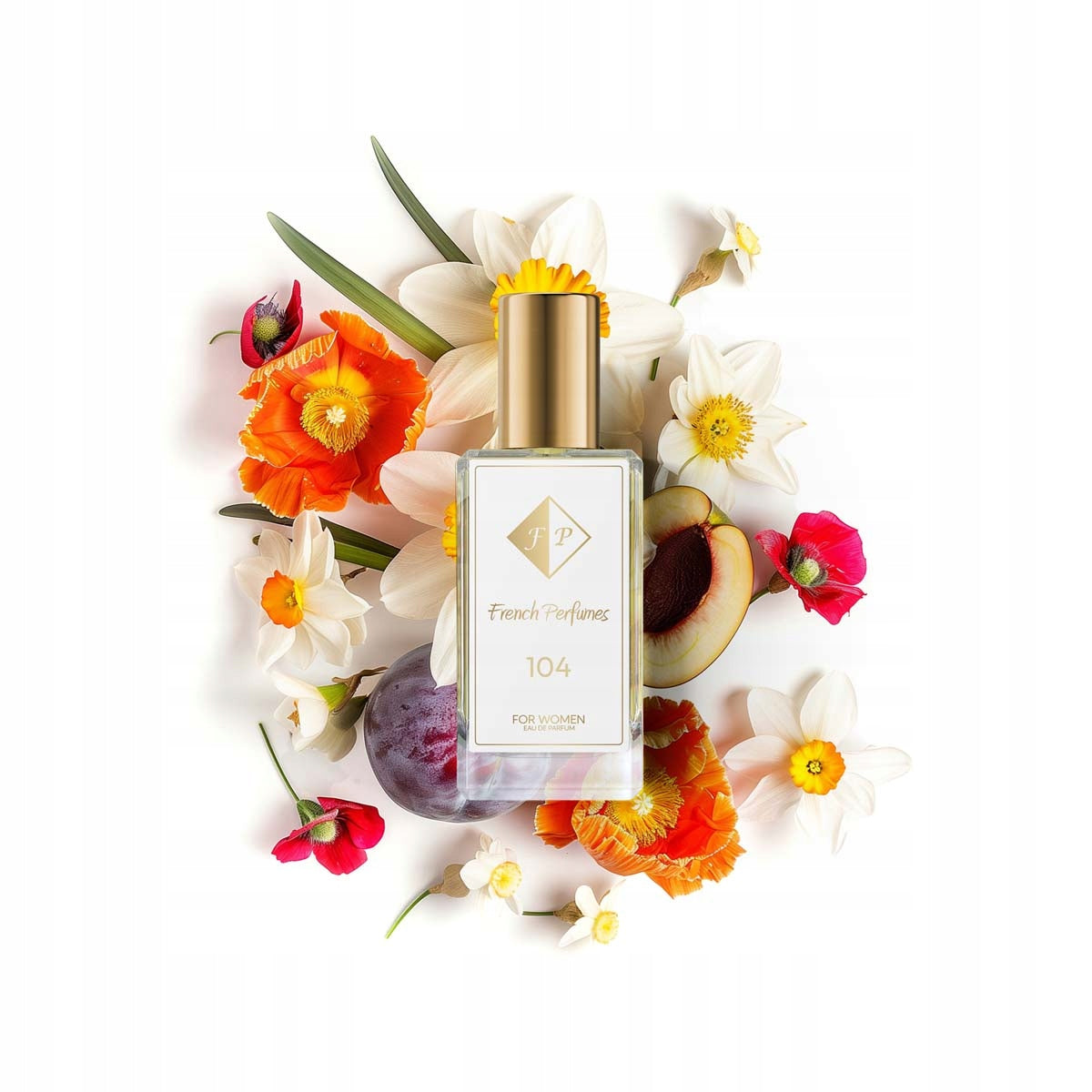 Francuskie Perfumy Women's Nr 104 - 33ml Floral Perfumed Water