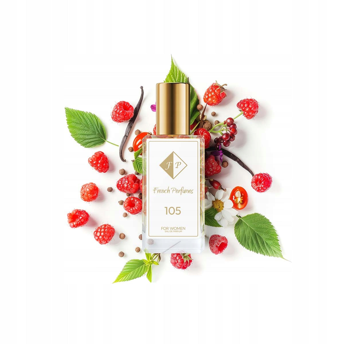 Francuskie Perfumy Women's Nr 105 - 33ml Floral Perfumed Water