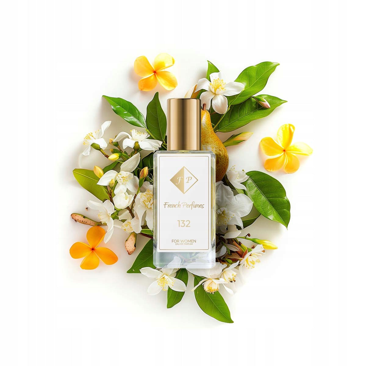Francuskie Perfumy Women's Nr 132 - 33ml Floral Perfumed Water
