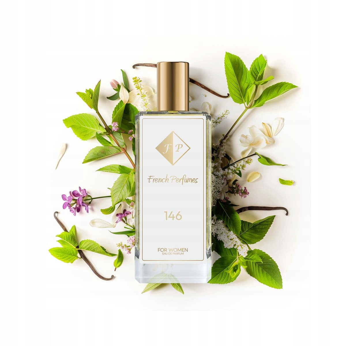 Francuskie Perfumy Women's Nr 146 - 104ml Floral Perfumed Water