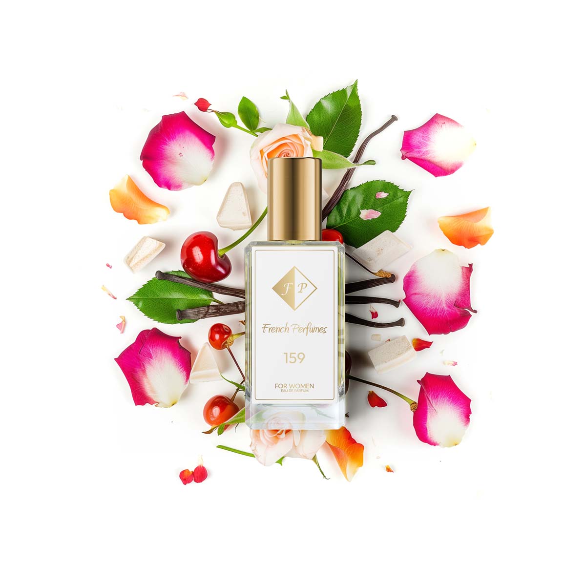 Francuskie Perfumy Women's Nr 159 - 33ml Floral Perfumed Water