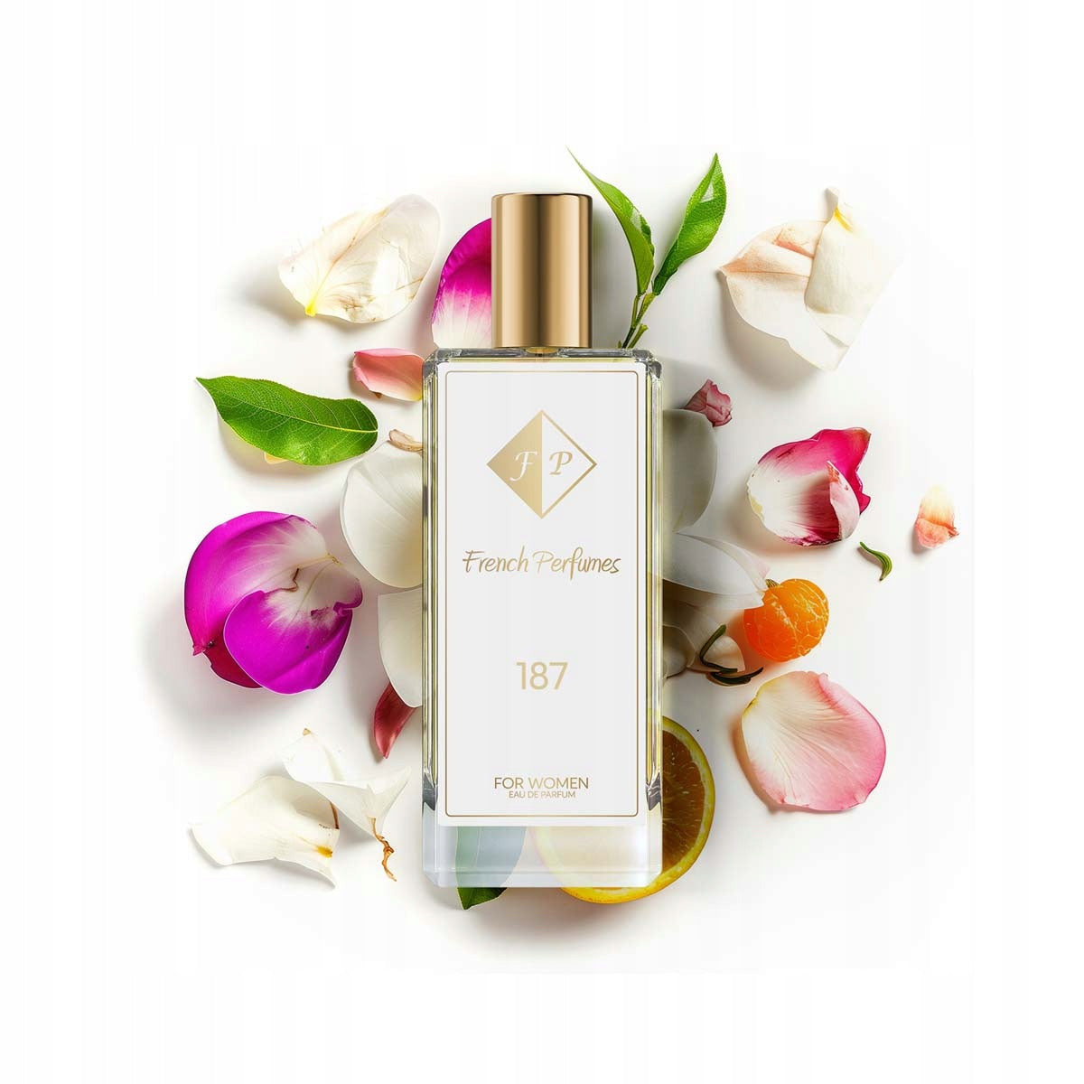 Francuskie Perfumy Women's Nr 187 - 104ml Floral Perfumed Water