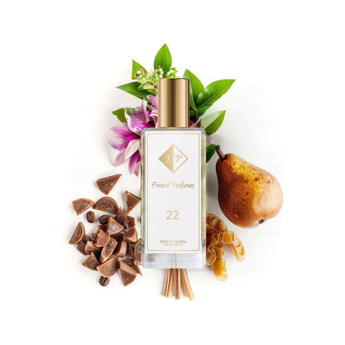 Francuskie Perfumy Women's Nr 22 - 60ml Oriental Perfumed Water