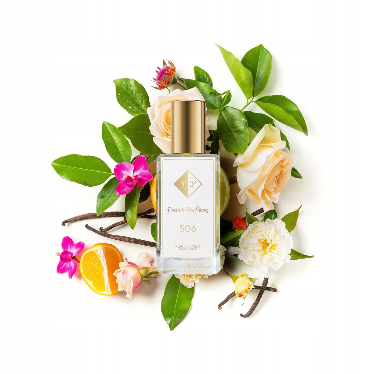 Francuskie Perfumy Women's Nr 506 - 33ml Oriental Perfumed Water