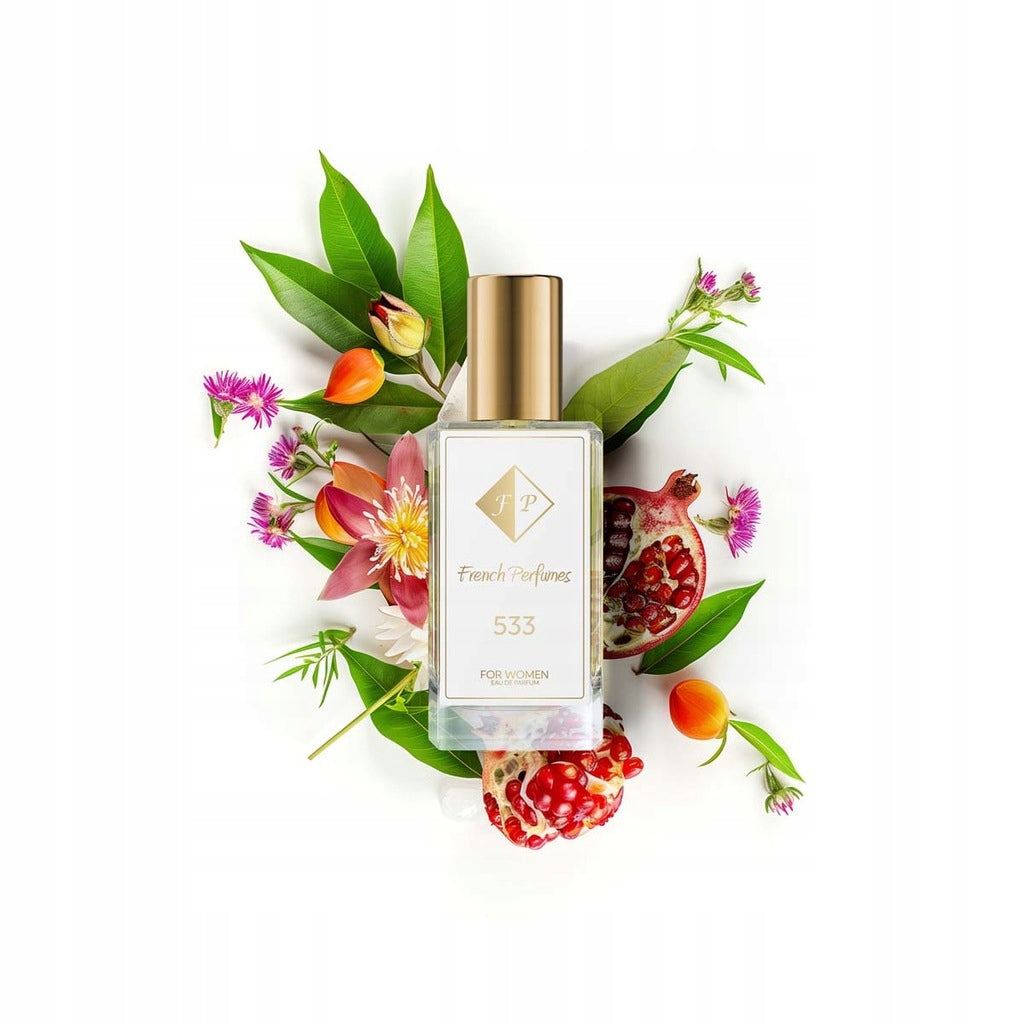 Francuskie Perfumy Women's Nr 533 - 33ml Floral Perfumed Water