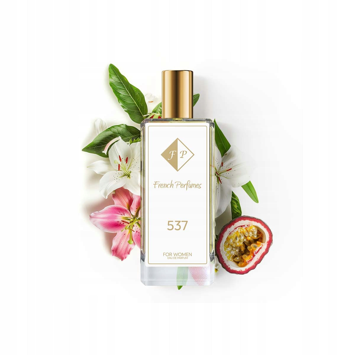 Francuskie Perfumy Women's Nr 537 - 104ml Floral Perfumed Water