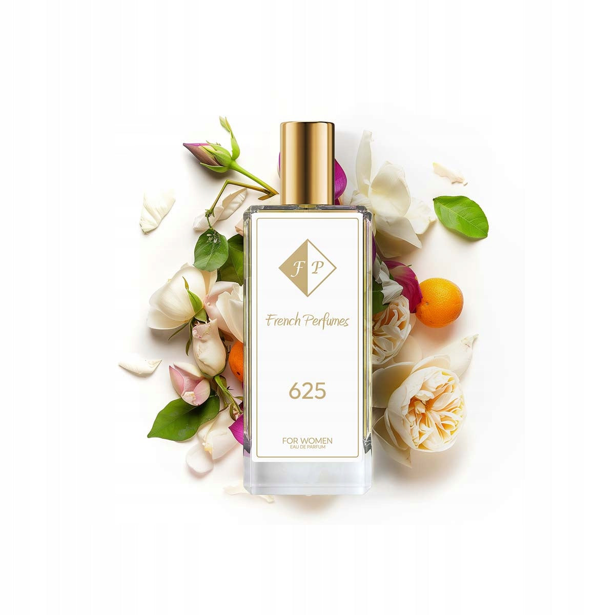Francuskie Perfumy Women's Nr 625 - 104ml Floral Perfumed Water