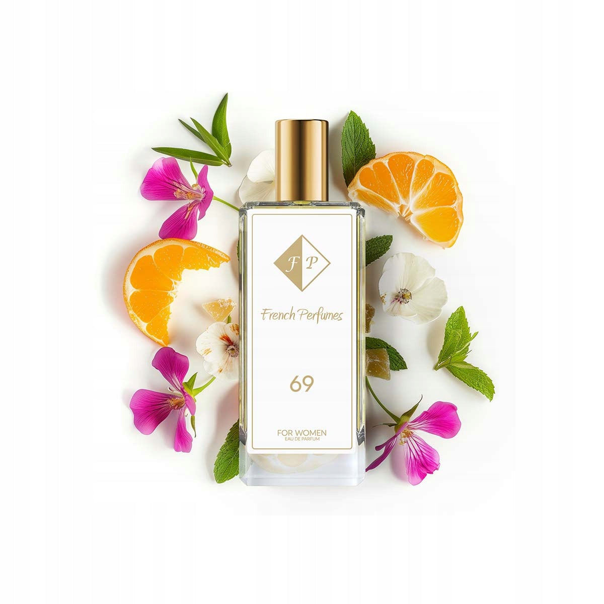 Francuskie Perfumy Women's Nr 69 - 104ml Oriental Perfumed Water