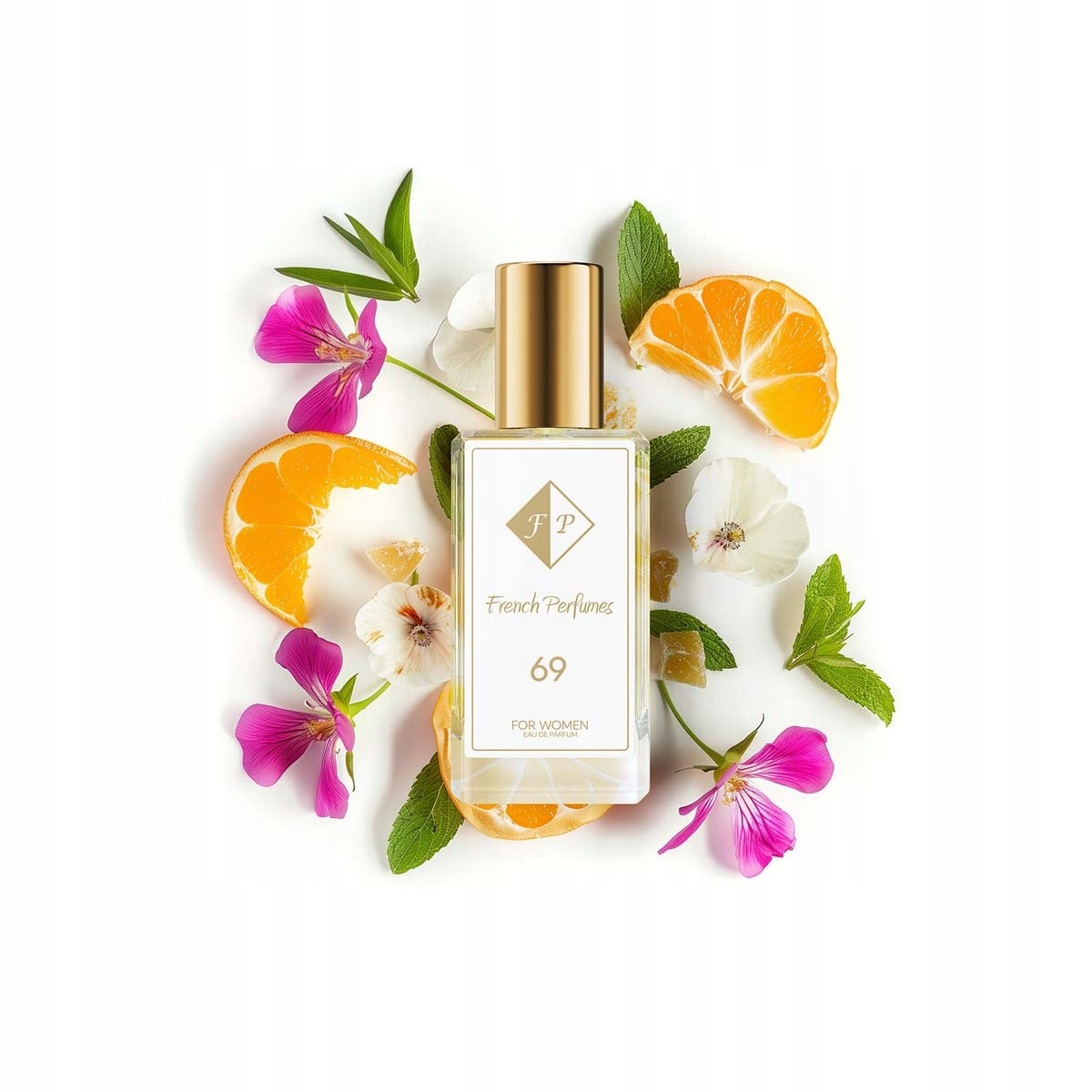 Francuskie Perfumy Women's Nr 69 - 33ml Oriental Perfumed Water