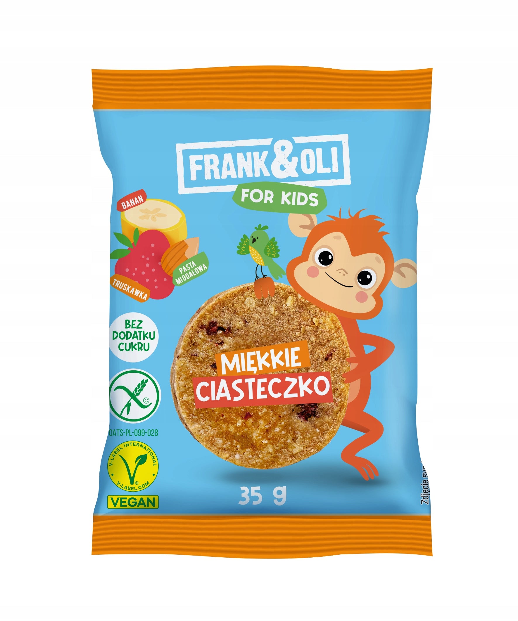 Frank&Oli For Kids Soft Cookie BANANA STRAWBERRY 35g x2 Brand Frank&Oli