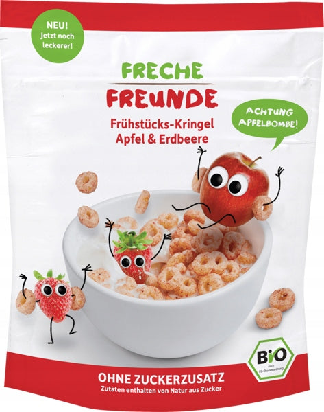 FrecheFreunde BIO Cereal Discs Apples Strawberries