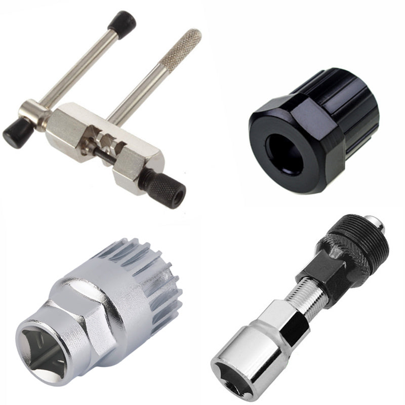 Free-wheel support chain key crank puller
