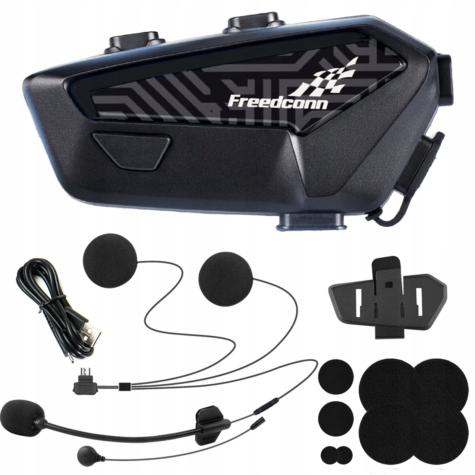 FreedConn Motorcycle intercom F1 Plus V2 EU BT 5.4+EDR polish messages Manufacturer's catalog number 5901247920326