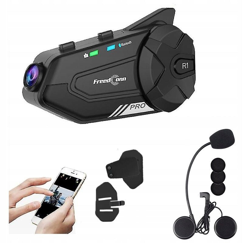 FreedConn R1 Pro speakerphone for helmet with camera, for motorcycle Manufacturer Freedconn