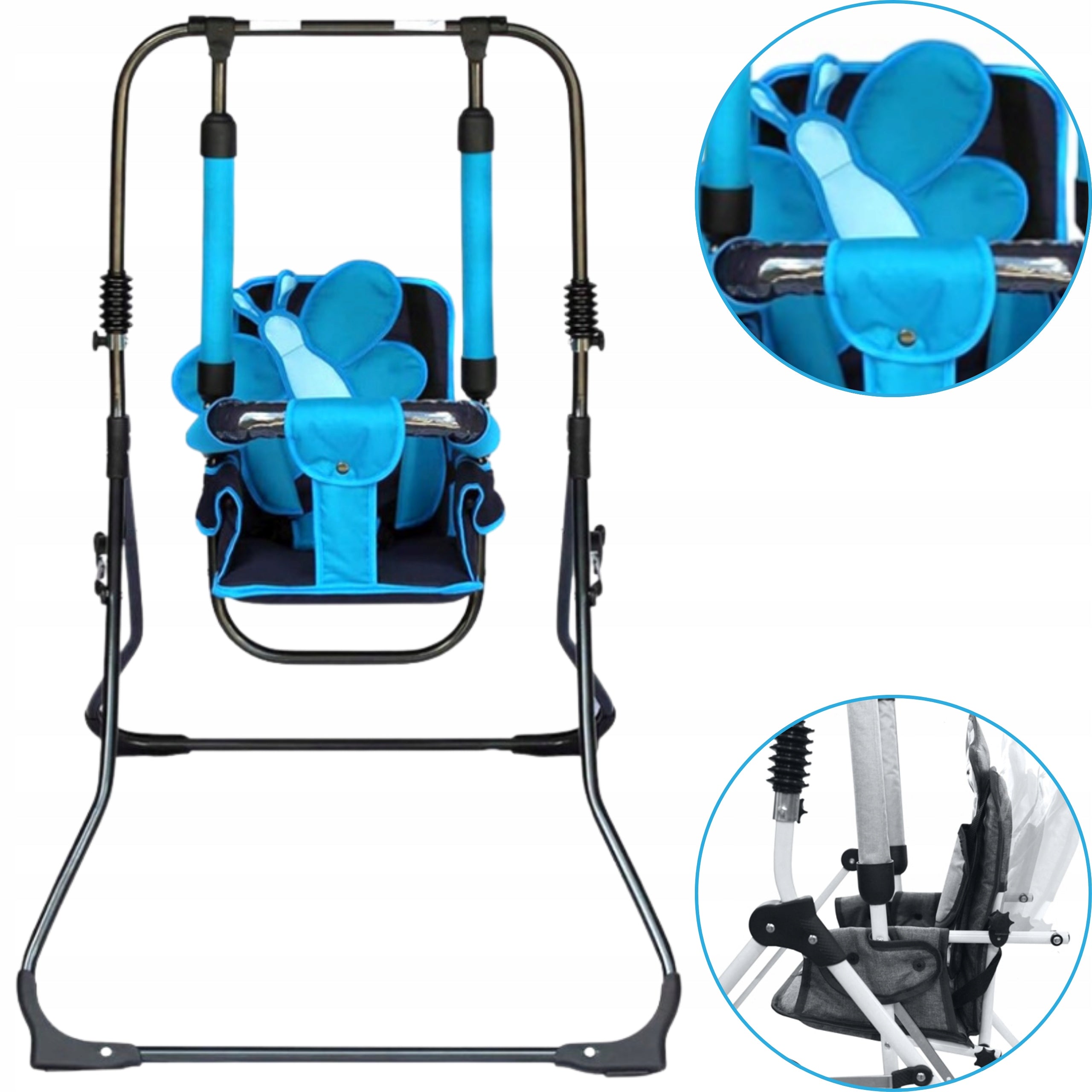 Freestanding Folding Swing Gift for Kids Stable Large 3in1 Brand Skyline