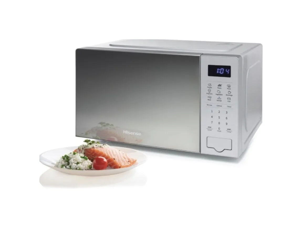 Freestanding Microwave 20l 700W LED 11 Levels Defrost Silver Brand Gorenje