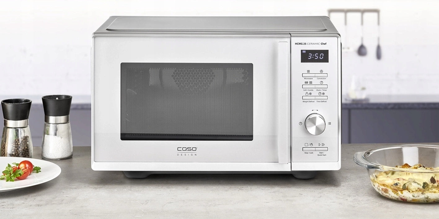 Freestanding Microwave Caso HCMG 25 Ceramic Chef Packaging status original