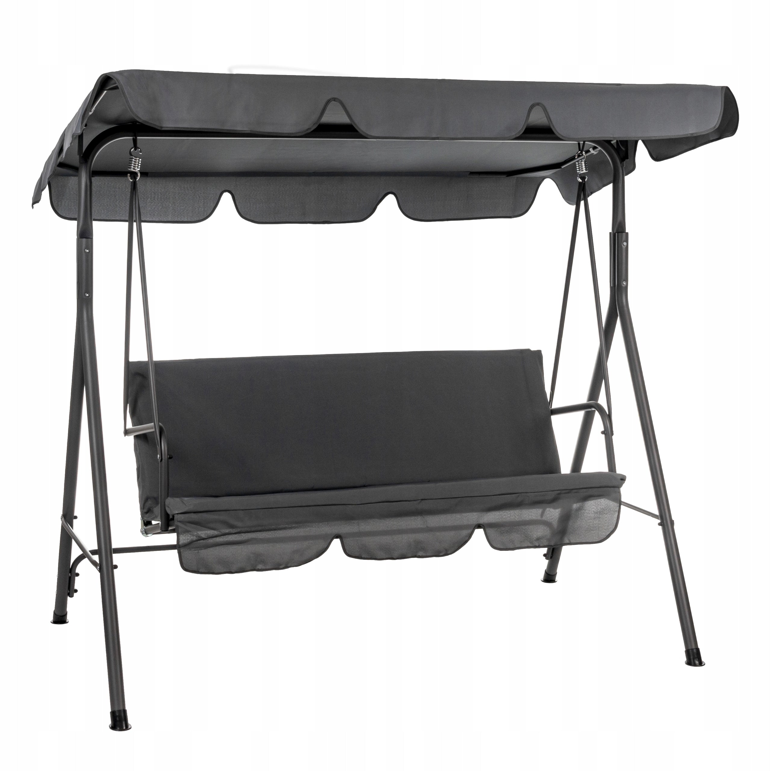 Freestanding Rocking Swing with Canopy 3 Seater Strong Grey Manufacturer code Huśtawka EVE