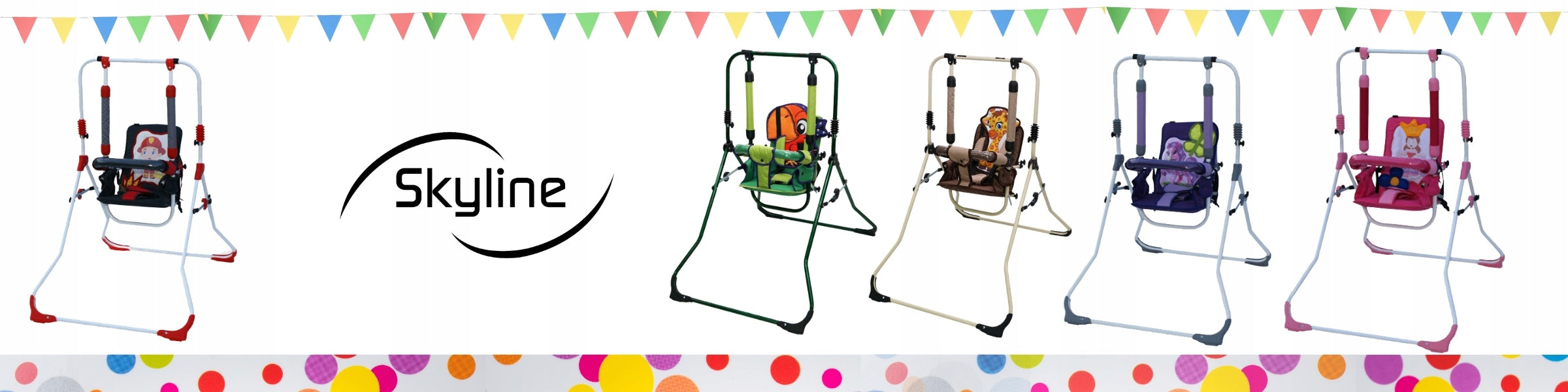 Freestanding folding swing 3in1 for child+chair+rocker tray PL Packaging status original