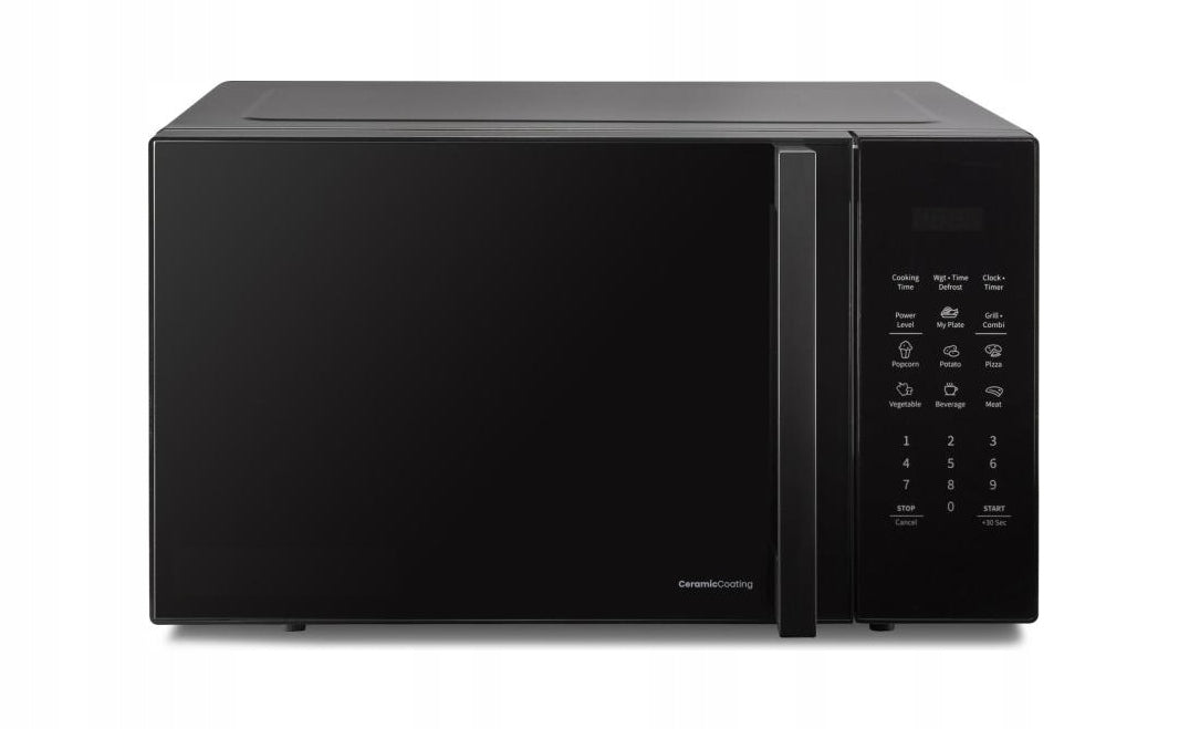 Freestanding microwave 23 l 800 W grill 1000 W black 2in1 6 programs grate