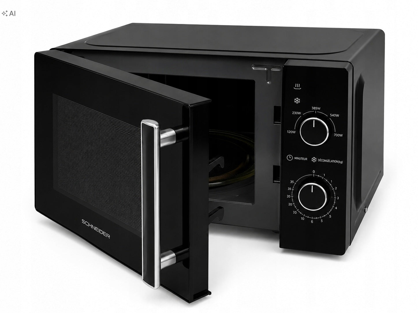 Freestanding microwave oven SCHNEIDER SCMW20SMB 700W 20L Packaging status original