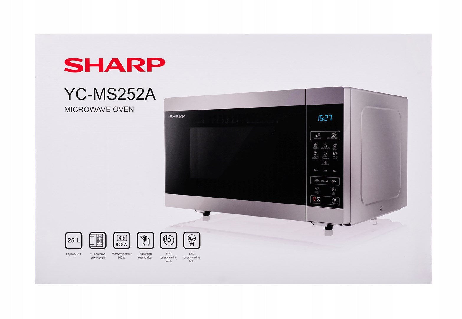 Freestanding microwave oven Sharp YC-MS252AE-S Manufacturer code 4974019463728